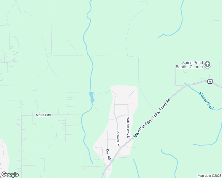 map of restaurants, bars, coffee shops, grocery stores, and more near 8664 Heather Drive in Semmes