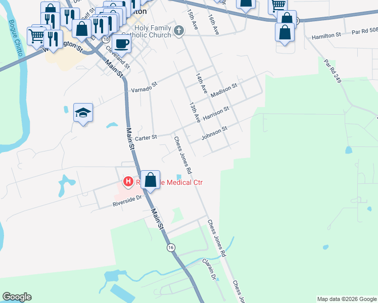 map of restaurants, bars, coffee shops, grocery stores, and more near 1804 12th Avenue in Franklinton