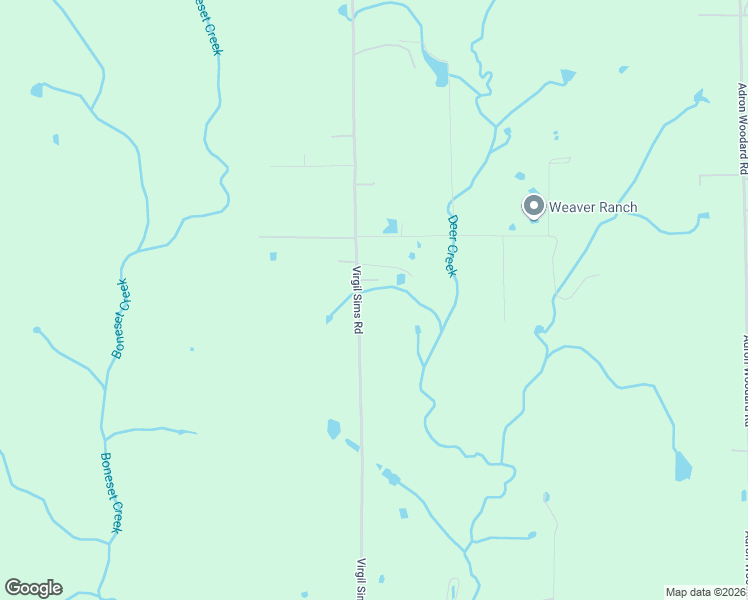 map of restaurants, bars, coffee shops, grocery stores, and more near 1009 Virgil Sims Road in DeRidder