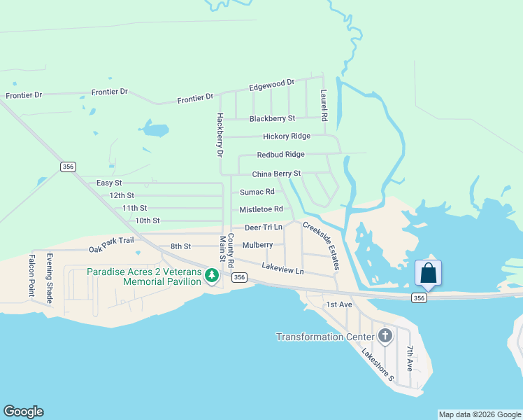 map of restaurants, bars, coffee shops, grocery stores, and more near 234 Mistletoe Road in Onalaska