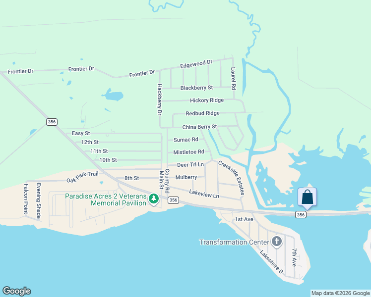 map of restaurants, bars, coffee shops, grocery stores, and more near 234 Mistletoe Road in Onalaska