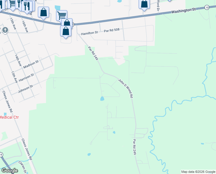 map of restaurants, bars, coffee shops, grocery stores, and more near 45649 David Drive in Franklinton