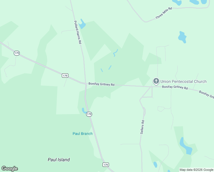 map of restaurants, bars, coffee shops, grocery stores, and more near 2180 Bonifay Gritney Road in Caryville