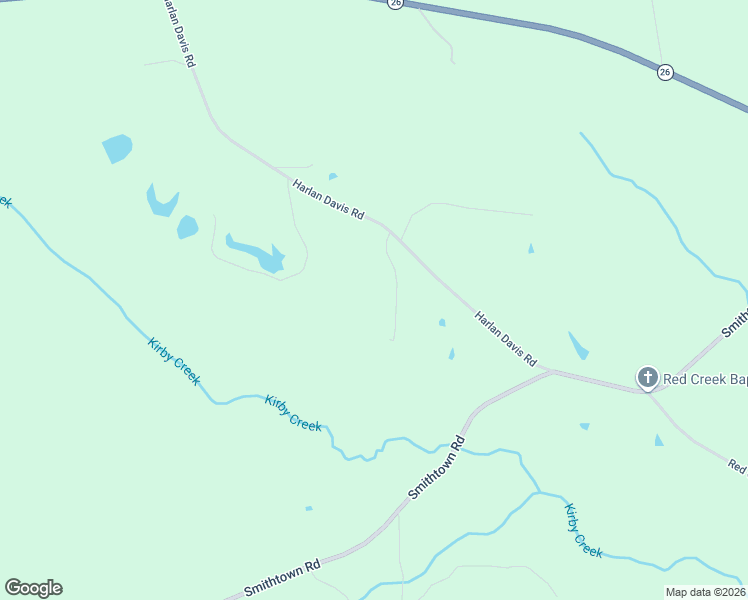 map of restaurants, bars, coffee shops, grocery stores, and more near 103 Harlan Davis Road in Lumberton