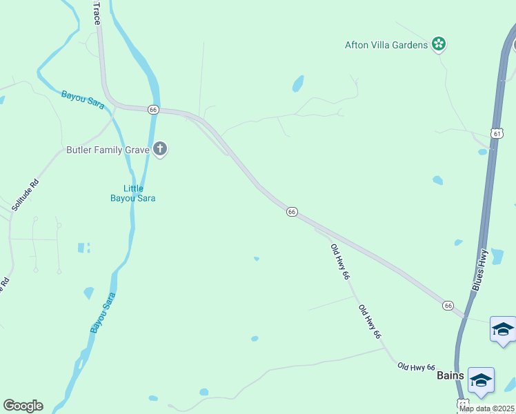 map of restaurants, bars, coffee shops, grocery stores, and more near 7623 Tunica Trace in Saint Francisville
