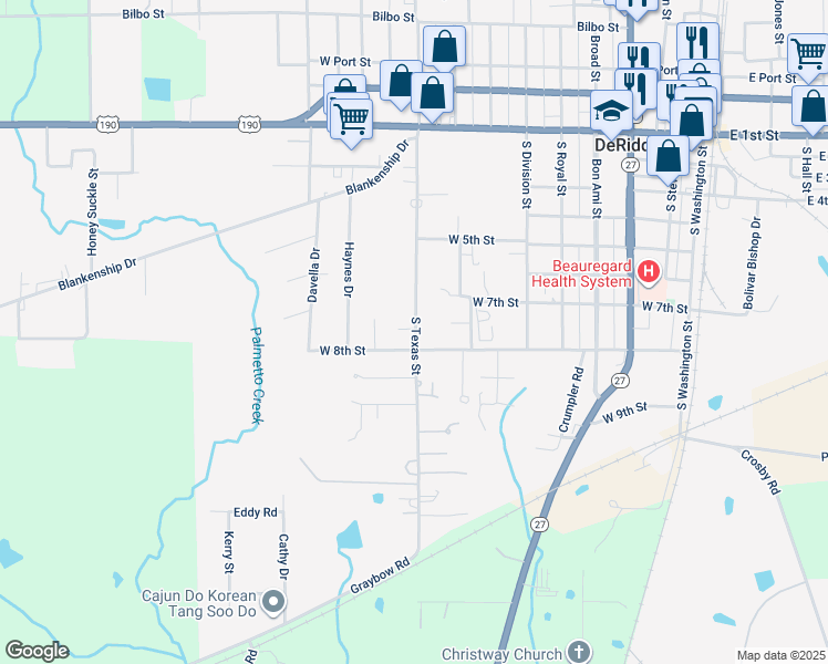 709 South Texas Street, DeRidder LA Walk Score