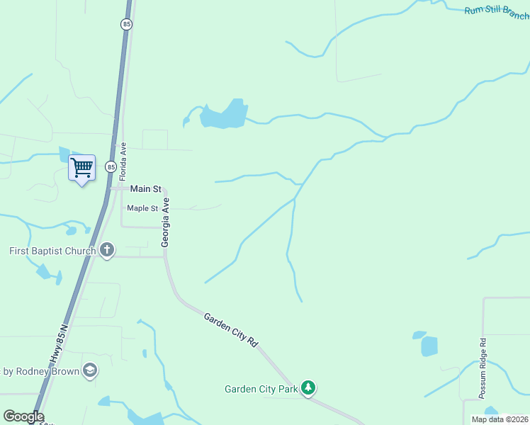 map of restaurants, bars, coffee shops, grocery stores, and more near 3205 Maple Street in Crestview