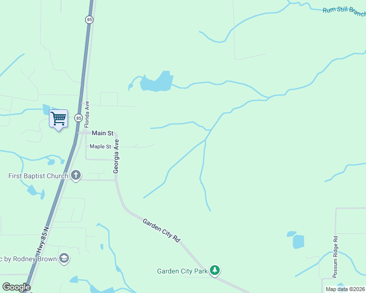 map of restaurants, bars, coffee shops, grocery stores, and more near 3205 Maple Street in Crestview