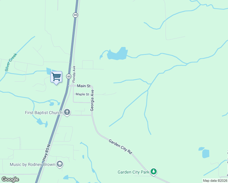 map of restaurants, bars, coffee shops, grocery stores, and more near 3223 Maple Street in Crestview