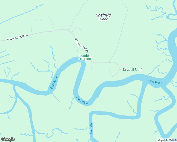 map of restaurants, bars, coffee shops, grocery stores, and more near 598 West London Hill Road in Woodbine