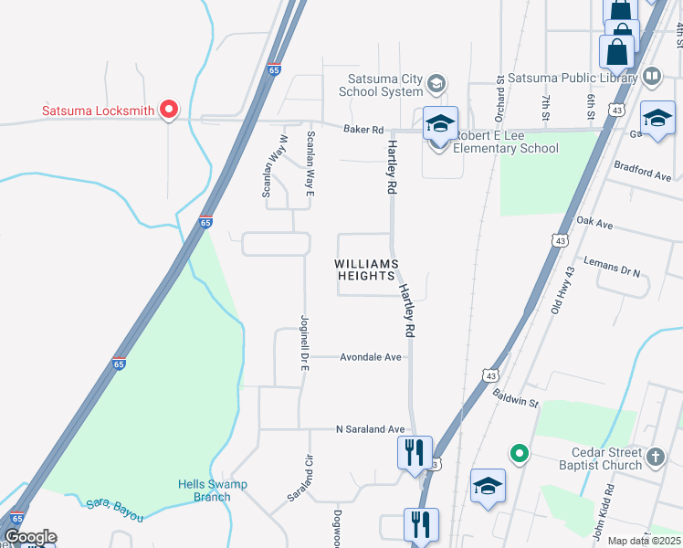 5314 West Hummingbird Drive, Satsuma AL Walk Score