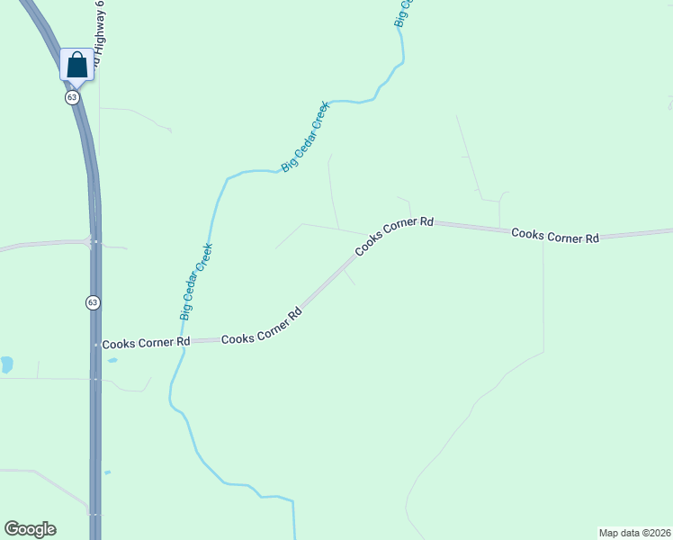 map of restaurants, bars, coffee shops, grocery stores, and more near 218-252 Cooks Corner Road in Lucedale