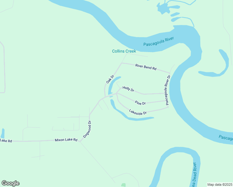 map of restaurants, bars, coffee shops, grocery stores, and more near 101 Pine Drive in Lucedale