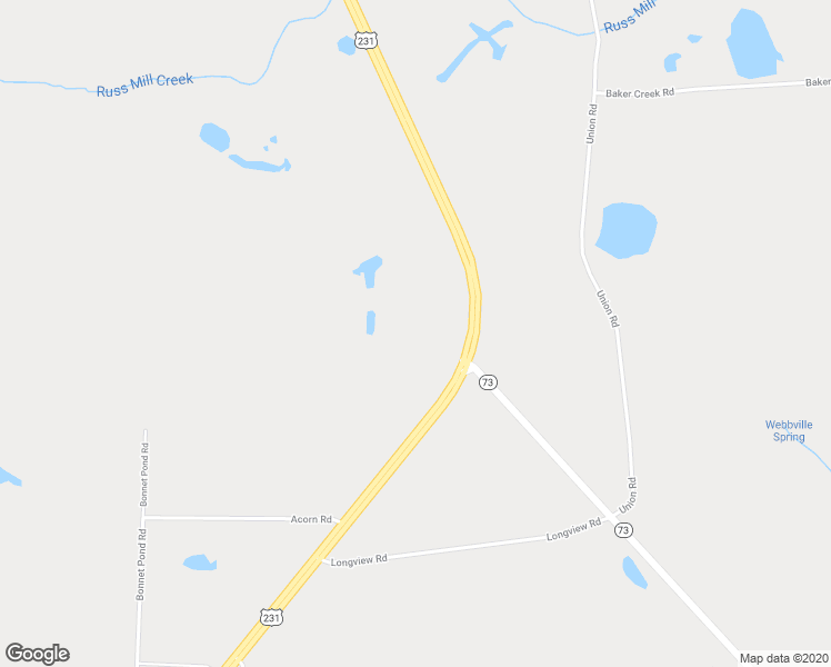 map of restaurants, bars, coffee shops, grocery stores, and more near 3781 U.S. 231 in Cottondale