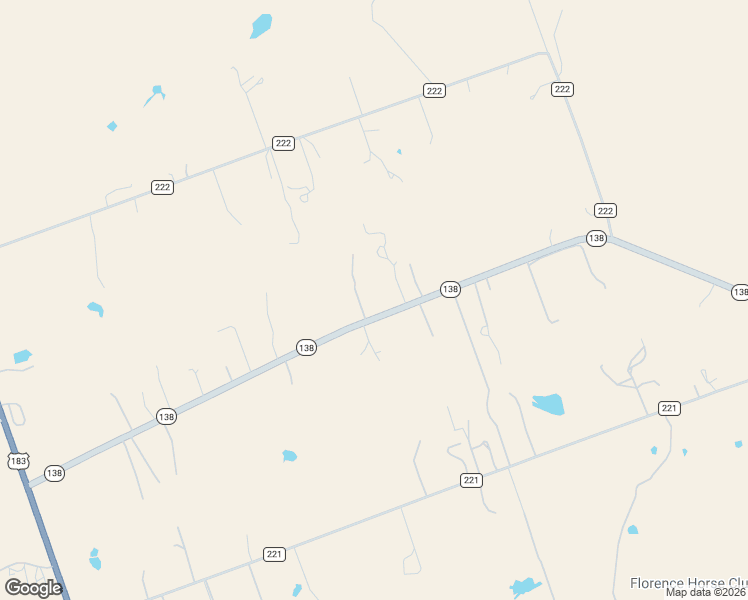map of restaurants, bars, coffee shops, grocery stores, and more near 100 Private Road 957 in Florence