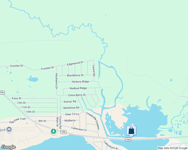 map of restaurants, bars, coffee shops, grocery stores, and more near 180 Laurel Road in Onalaska