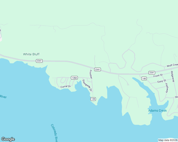 map of restaurants, bars, coffee shops, grocery stores, and more near 104 County Road 138 in Burnet