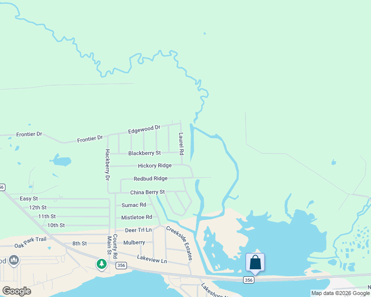 map of restaurants, bars, coffee shops, grocery stores, and more near 180 Laurel Road in Onalaska
