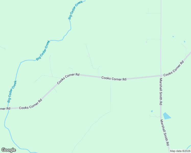 map of restaurants, bars, coffee shops, grocery stores, and more near 1130 Cooks Corner Road in Lucedale