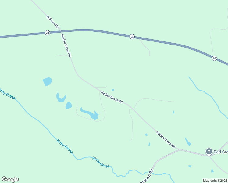 map of restaurants, bars, coffee shops, grocery stores, and more near 60-98 Harlan Davis Road in Lumberton