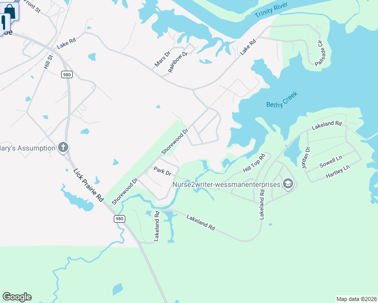 map of restaurants, bars, coffee shops, grocery stores, and more near 16 Lakeshore Drive in Huntsville