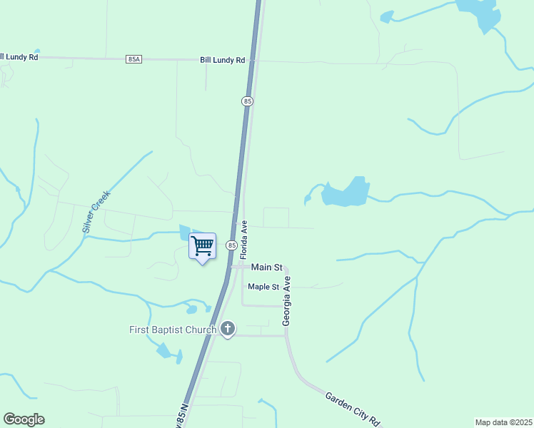 map of restaurants, bars, coffee shops, grocery stores, and more near 6439 Kylito Circle in Crestview