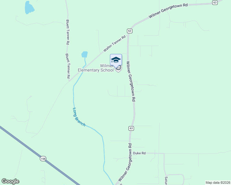 map of restaurants, bars, coffee shops, grocery stores, and more near 7343 Pearson Lane in Wilmer