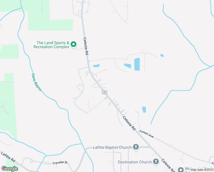 map of restaurants, bars, coffee shops, grocery stores, and more near 6300 Celeste Road in Saraland