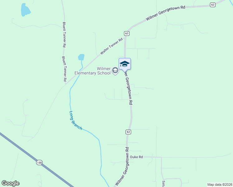 map of restaurants, bars, coffee shops, grocery stores, and more near 7343 Pearson Lane in Wilmer