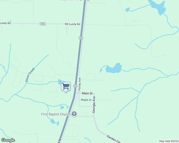 map of restaurants, bars, coffee shops, grocery stores, and more near 6439 Kylito Circle in Crestview