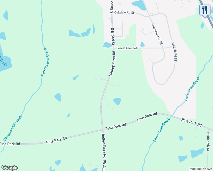 map of restaurants, bars, coffee shops, grocery stores, and more near County Highway 154 in Cairo