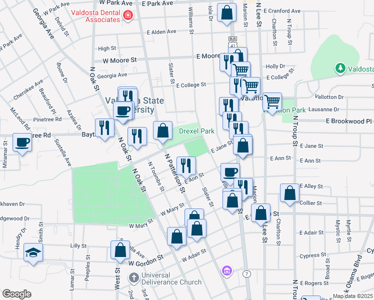 1356 Slater Street, Valdosta GA Walk Score