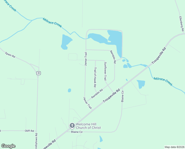 map of restaurants, bars, coffee shops, grocery stores, and more near 211 Trail Of Hawks in Valdosta