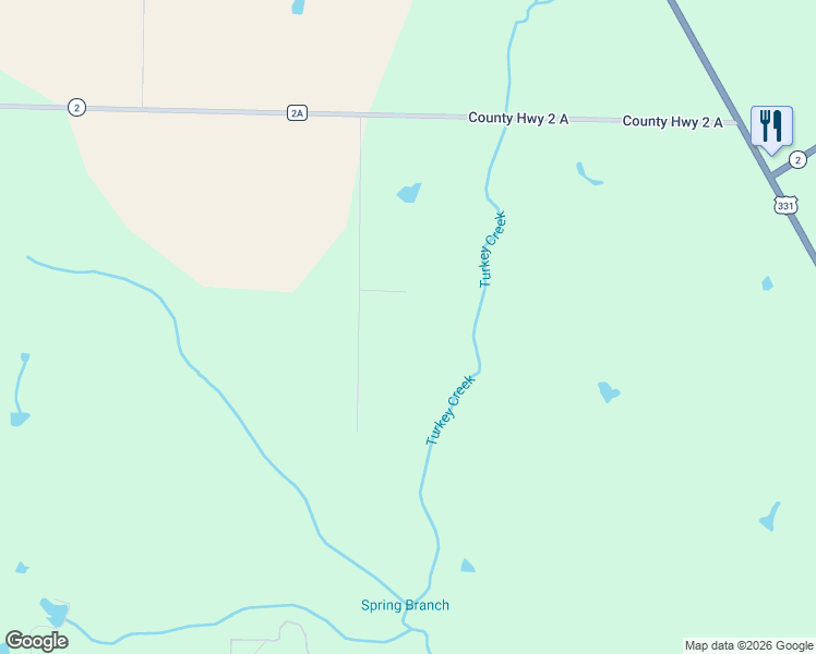 map of restaurants, bars, coffee shops, grocery stores, and more near 485 Davidson Road in DeFuniak Springs