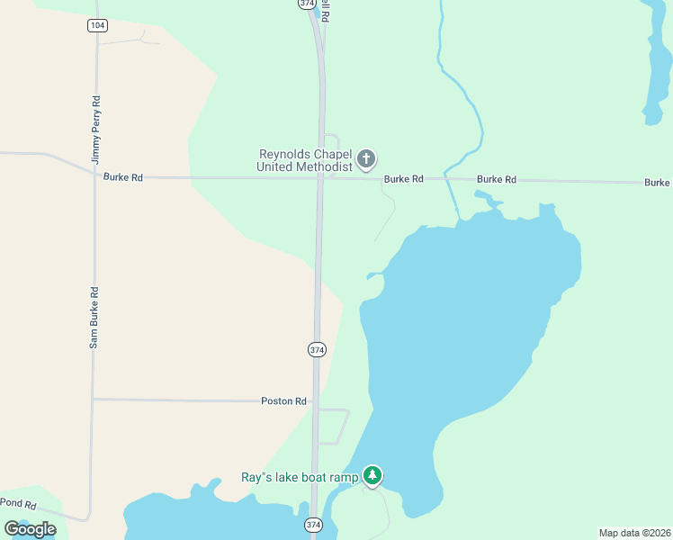 map of restaurants, bars, coffee shops, grocery stores, and more near 7423 Georgia 374 in Donalsonville