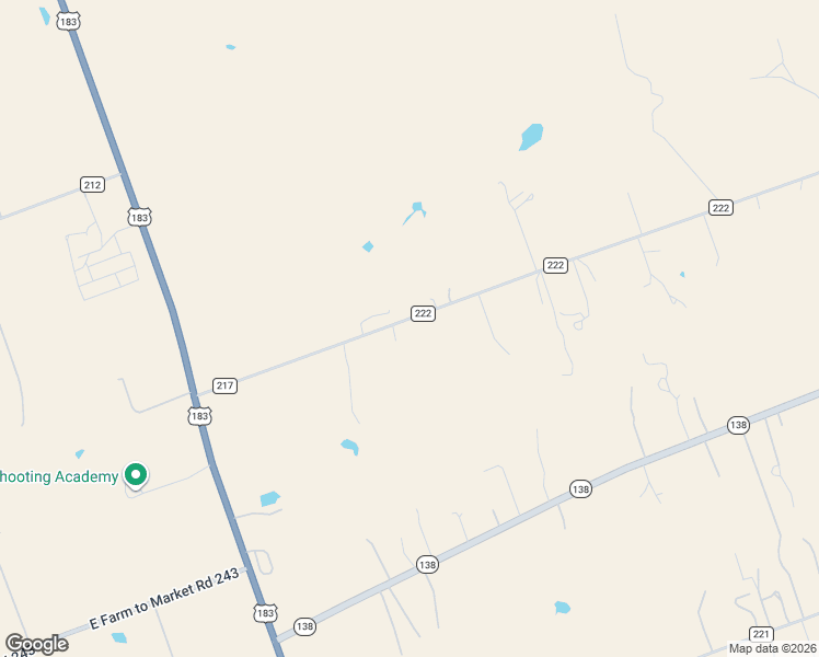 map of restaurants, bars, coffee shops, grocery stores, and more near County Road 222 in Florence