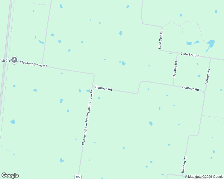 map of restaurants, bars, coffee shops, grocery stores, and more near 8591 Denman Road in North Zulch