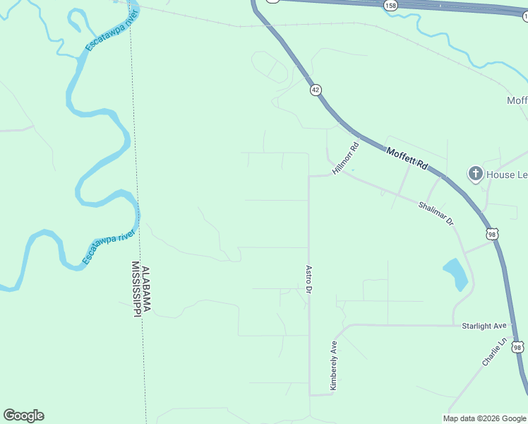 map of restaurants, bars, coffee shops, grocery stores, and more near 15451A Dewitt Road in Wilmer