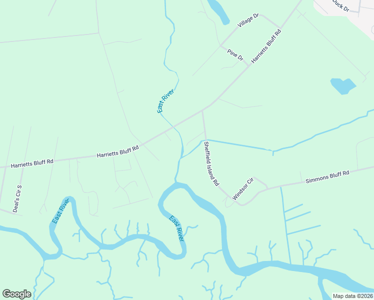 map of restaurants, bars, coffee shops, grocery stores, and more near 104 Sheffield Island Road in Woodbine