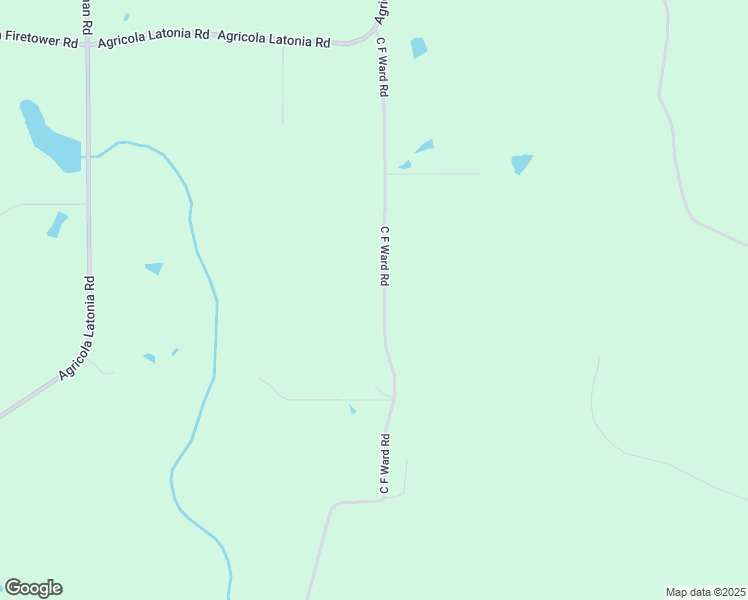 map of restaurants, bars, coffee shops, grocery stores, and more near 2173 C F Ward Road in Lucedale