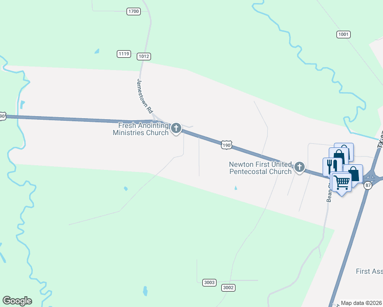 map of restaurants, bars, coffee shops, grocery stores, and more near 1516 Court Street in Newton