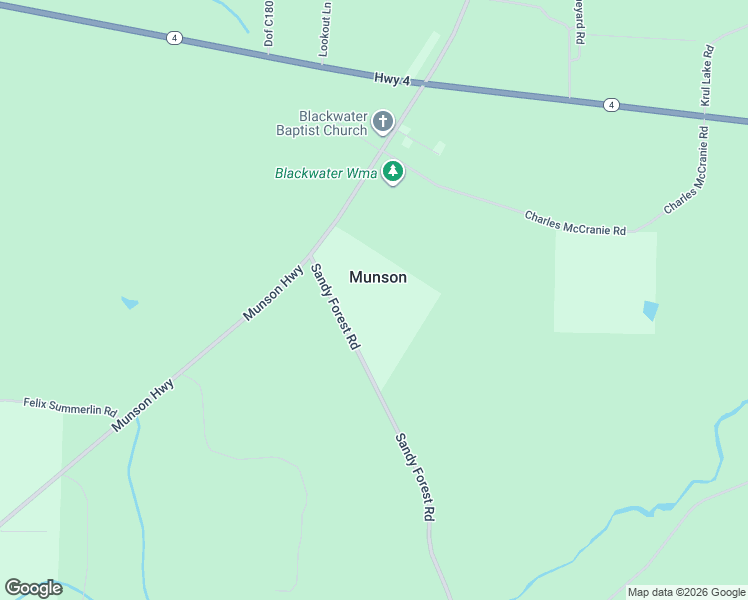 map of restaurants, bars, coffee shops, grocery stores, and more near 11550 Munson Highway in Milton