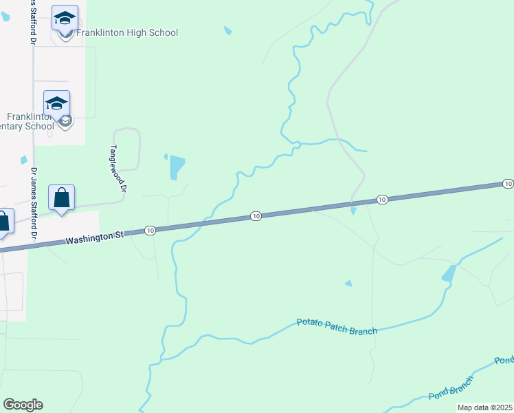 map of restaurants, bars, coffee shops, grocery stores, and more near in Franklinton
