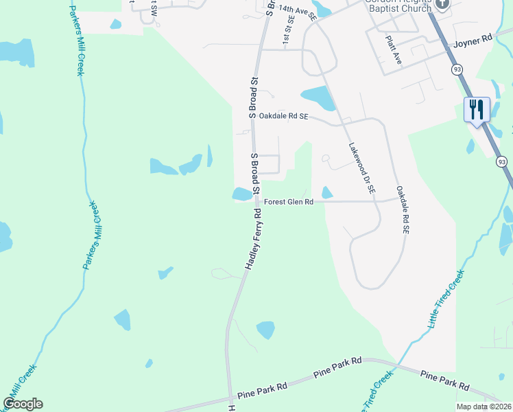 map of restaurants, bars, coffee shops, grocery stores, and more near 1802 Hadley Ferry Road in Cairo