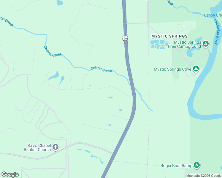 map of restaurants, bars, coffee shops, grocery stores, and more near 111 Cotton Creek Road in McDavid