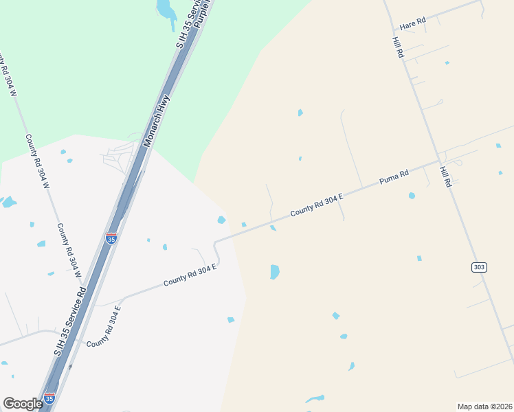 map of restaurants, bars, coffee shops, grocery stores, and more near 835 County Road 304 East in Jarrell
