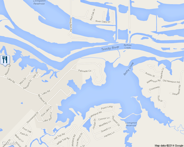 map of restaurants, bars, coffee shops, grocery stores, and more near 119 Palisade Circle in Huntsville