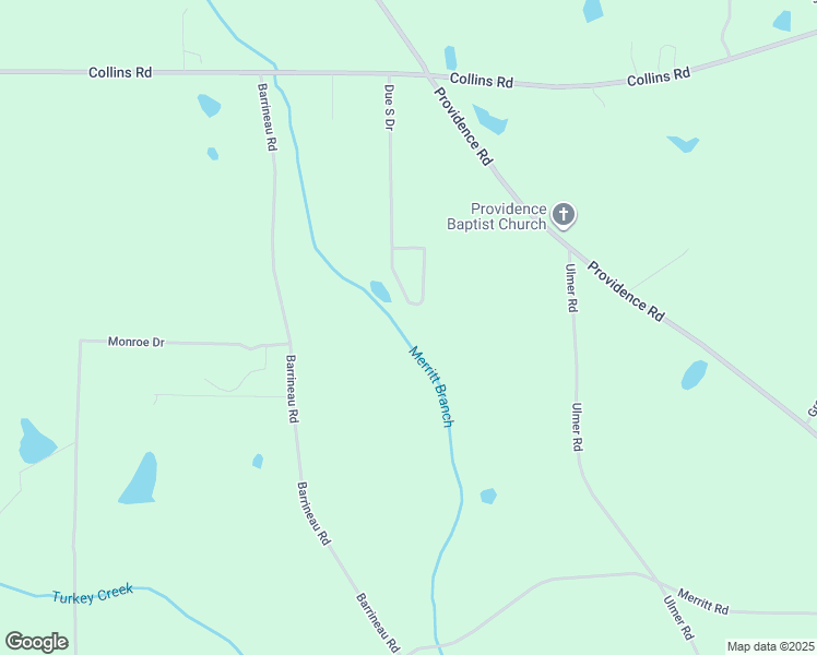 map of restaurants, bars, coffee shops, grocery stores, and more near 331 Due South Road in Whigham