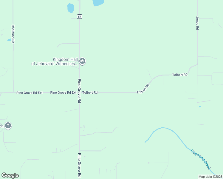 map of restaurants, bars, coffee shops, grocery stores, and more near 16215 Tolbert Road in Bay Minette