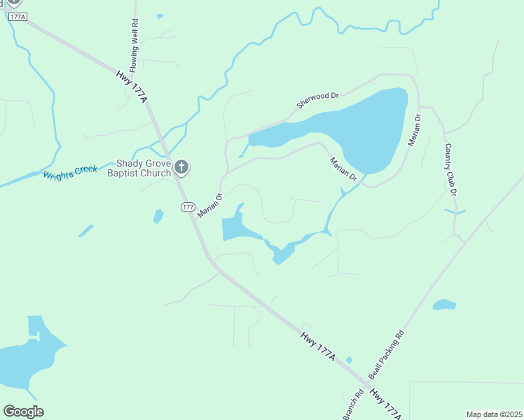 map of restaurants, bars, coffee shops, grocery stores, and more near 2668 Robin Hood Lane in Bonifay